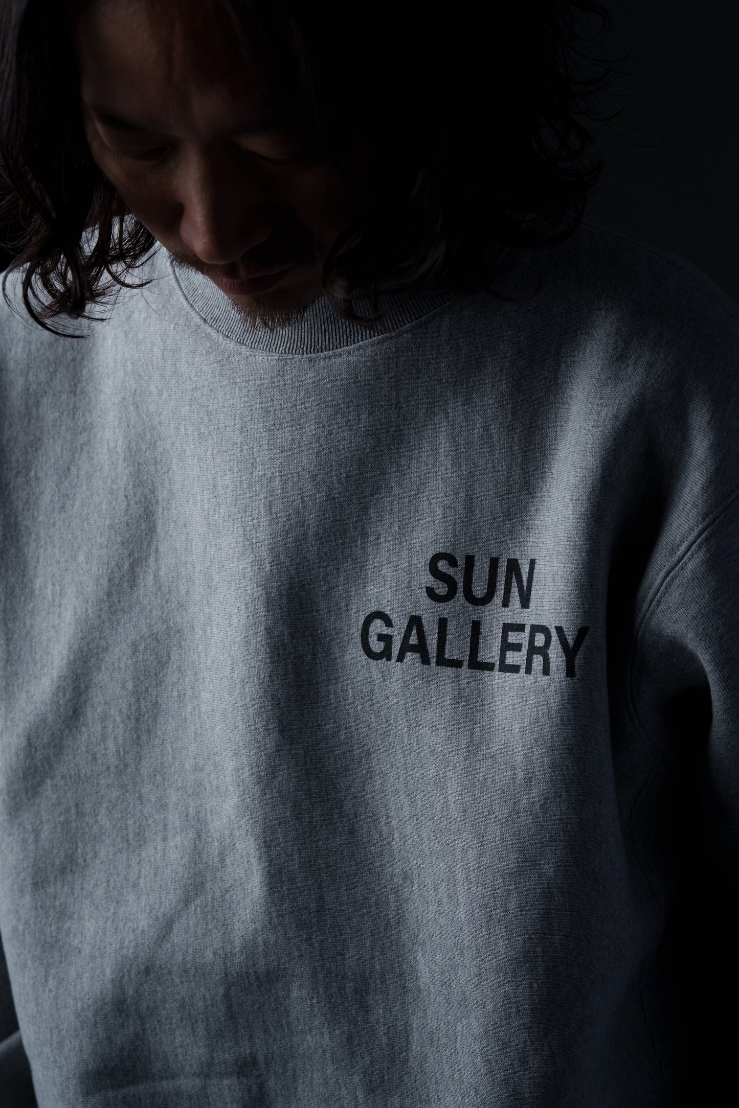 SUN GALLERY LOGO 12oz裏起毛 ヘヴィーウェイトロゴスウェット