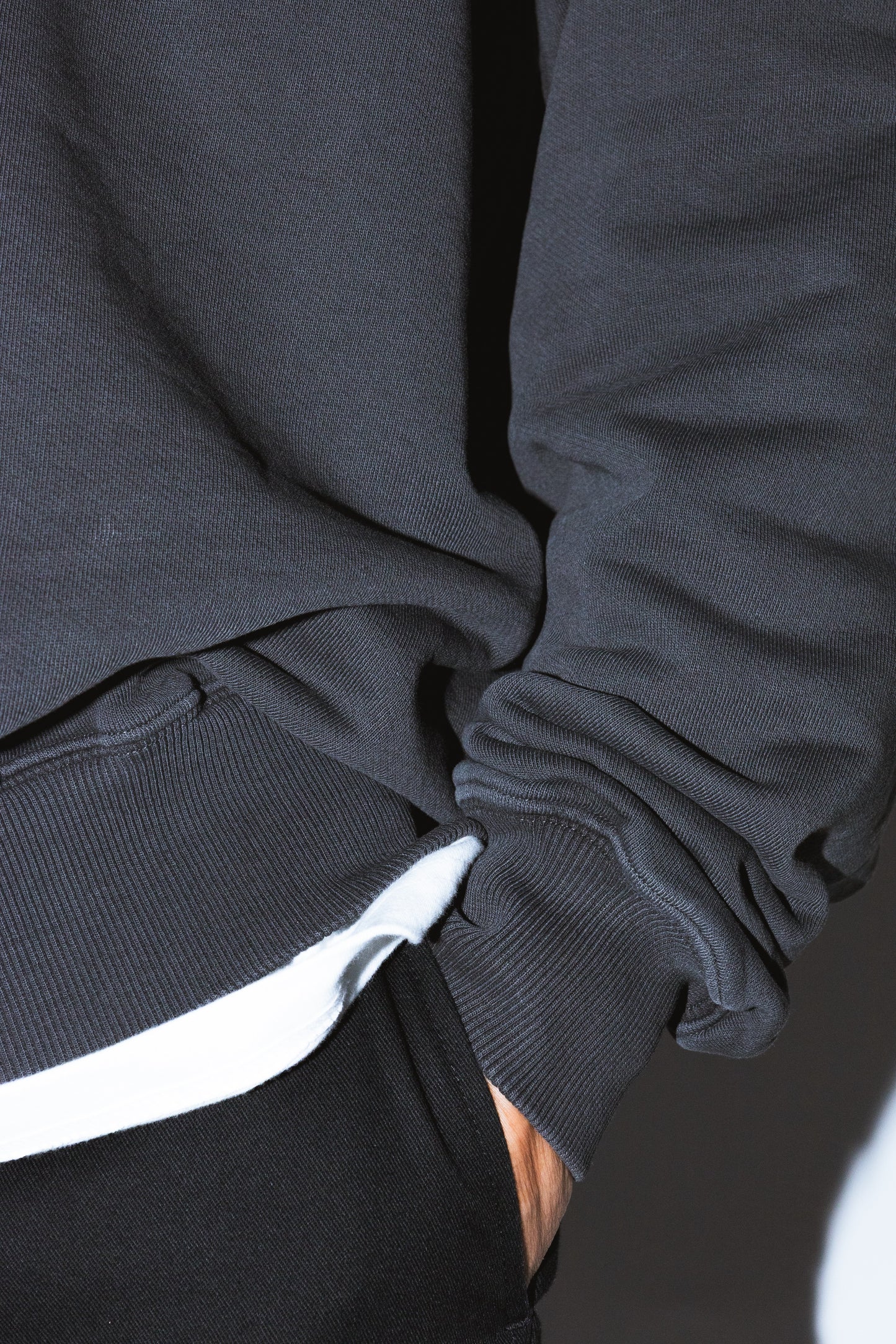 PIGMENT DYED SWEATSHIRT “STARDUST”