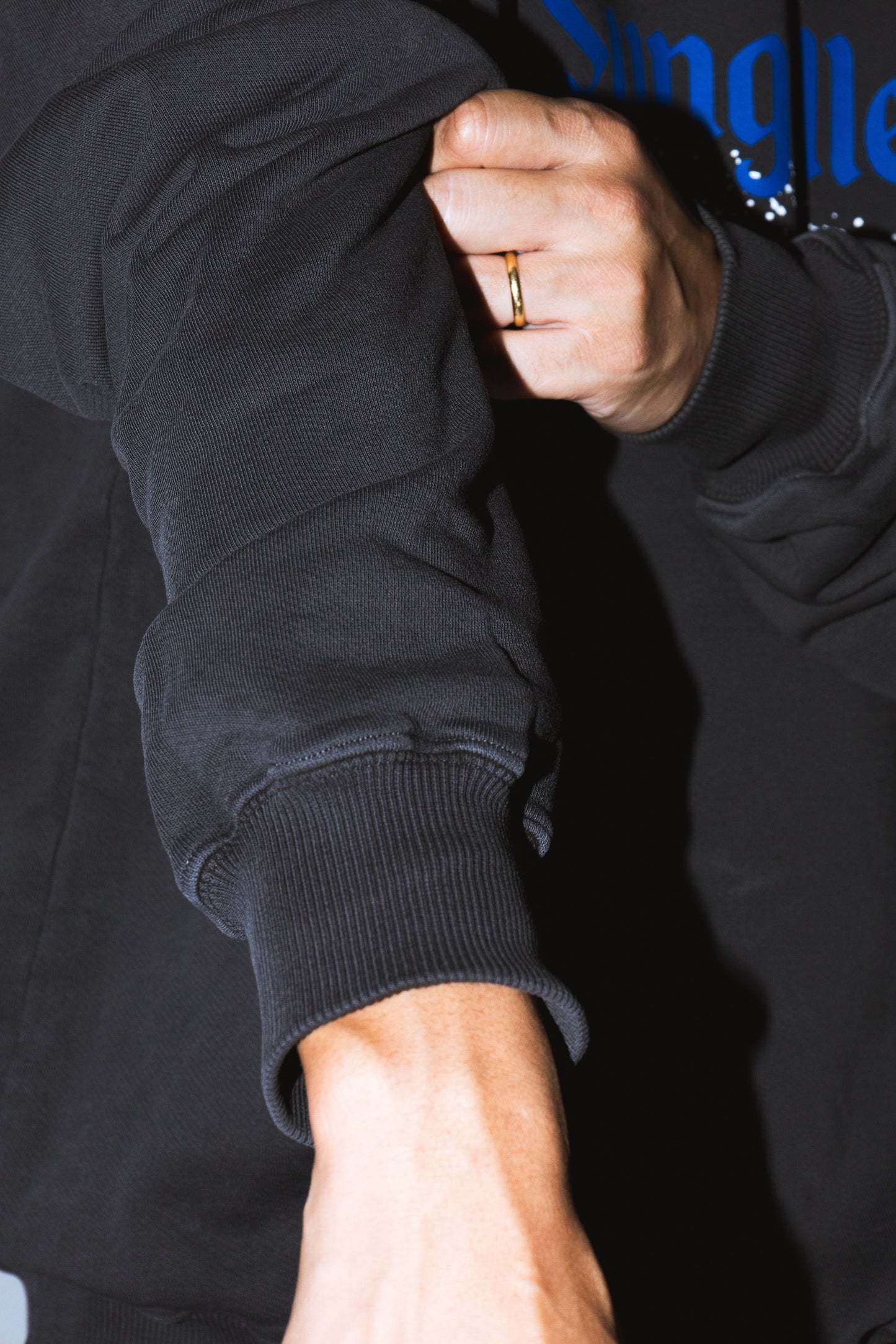 PIGMENT DYED SWEATSHIRT “STARDUST”