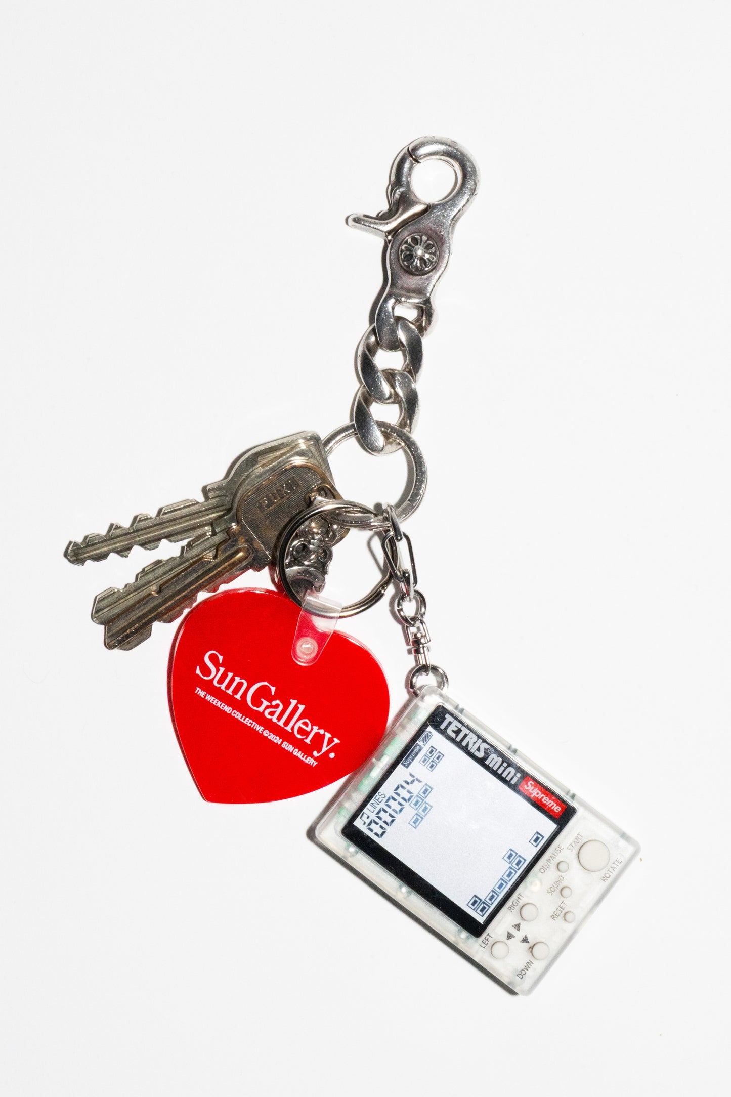 SUNGALLERY HEART SHAPE KEYTAG "RED"
