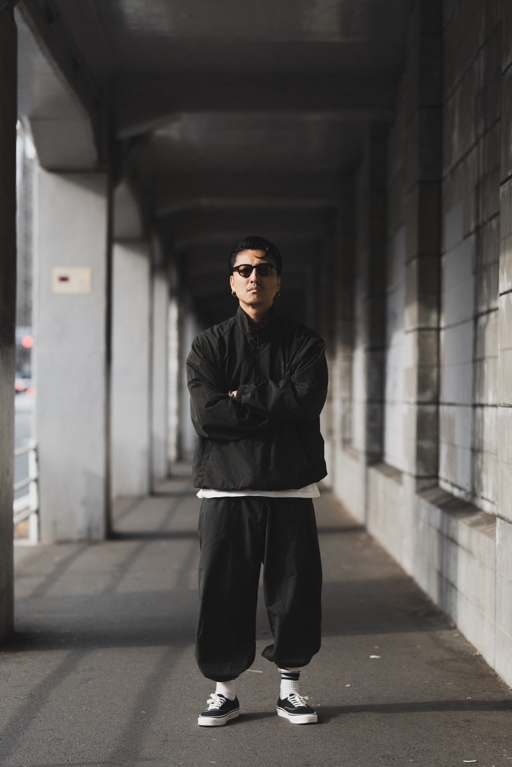 SUNGALLERY NYLON TRACK JACKET