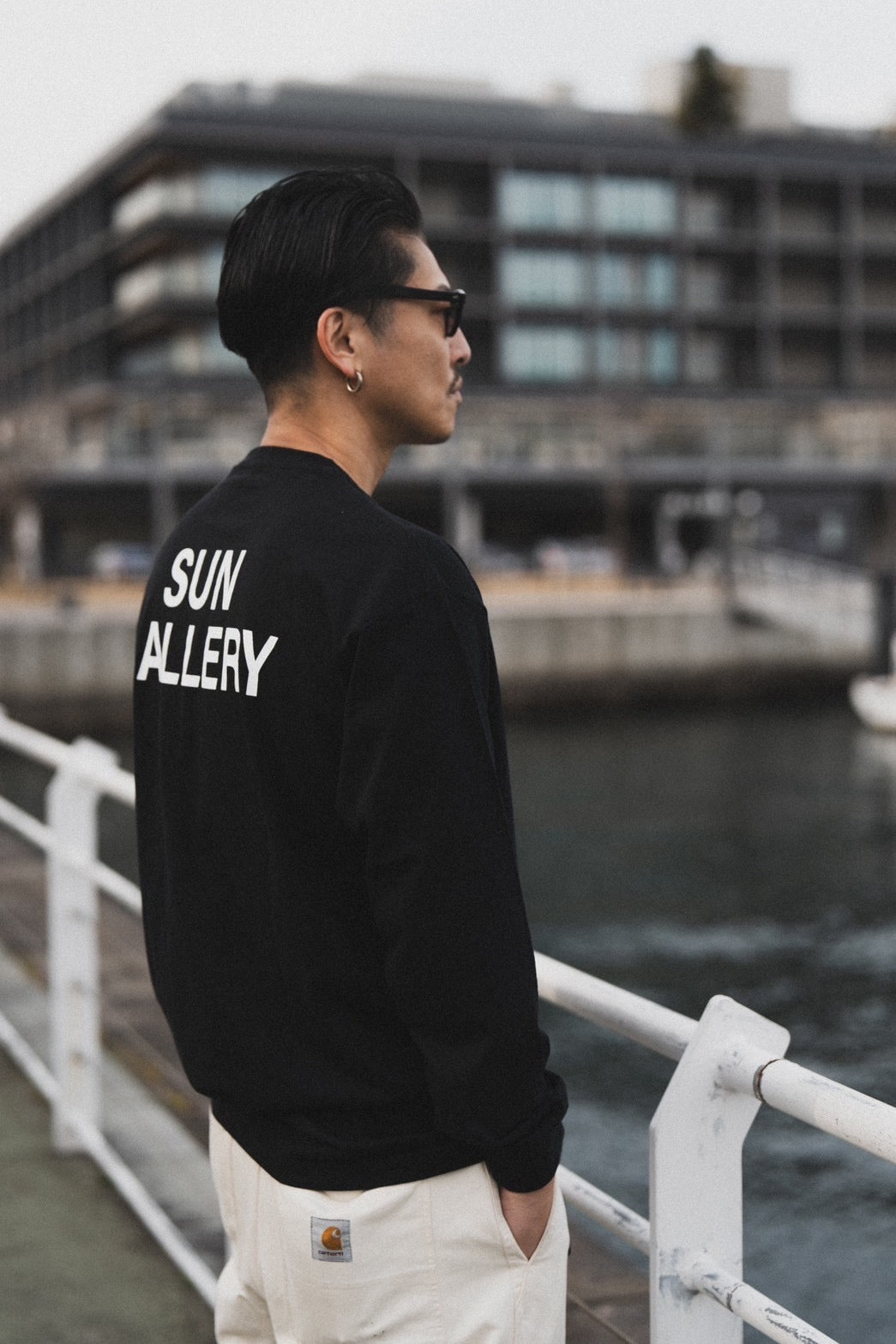 SUN GALLERY LOGO ロングスリーブTシャツ