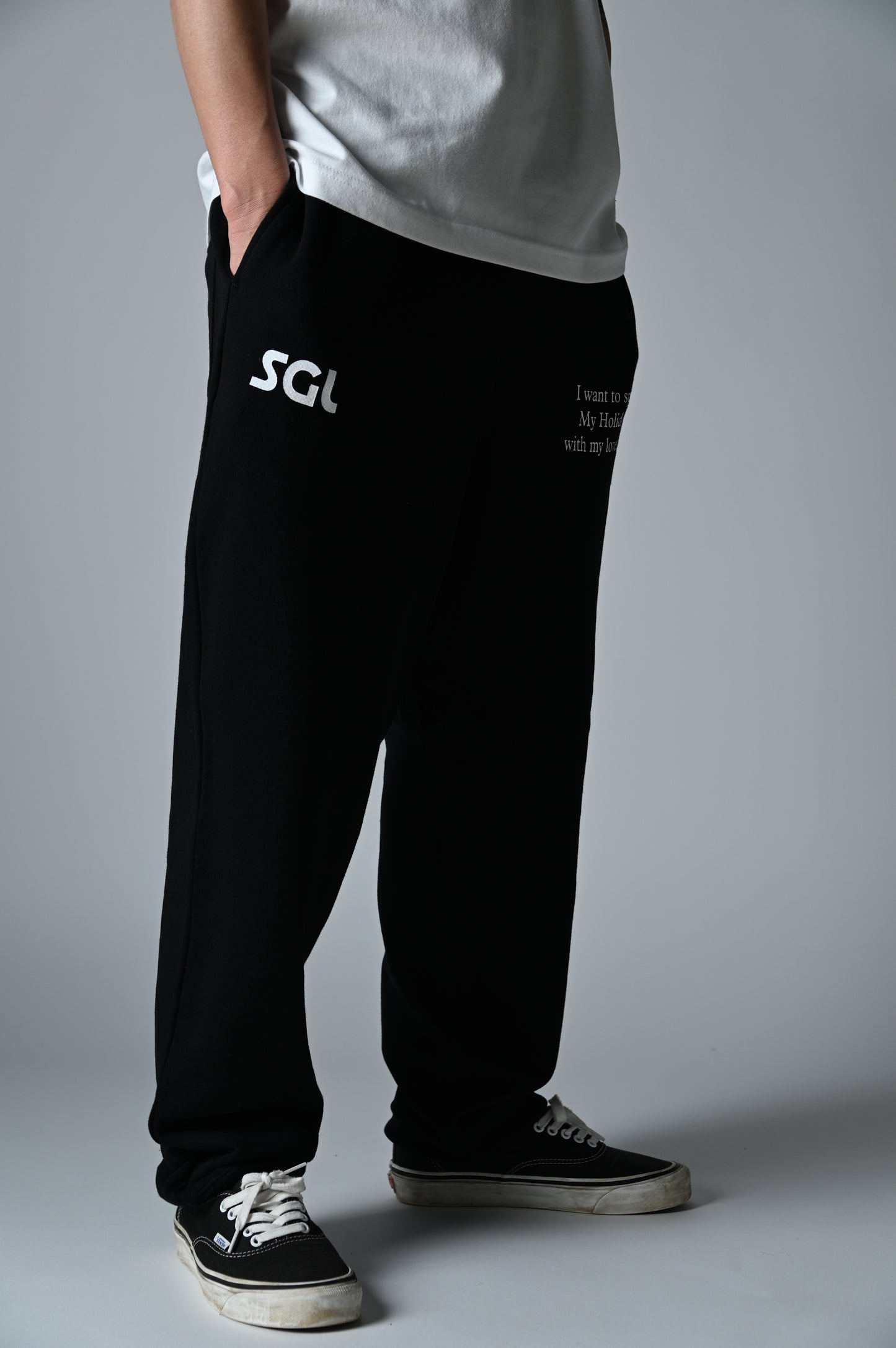SGL lettered 10ozスウェットパンツ