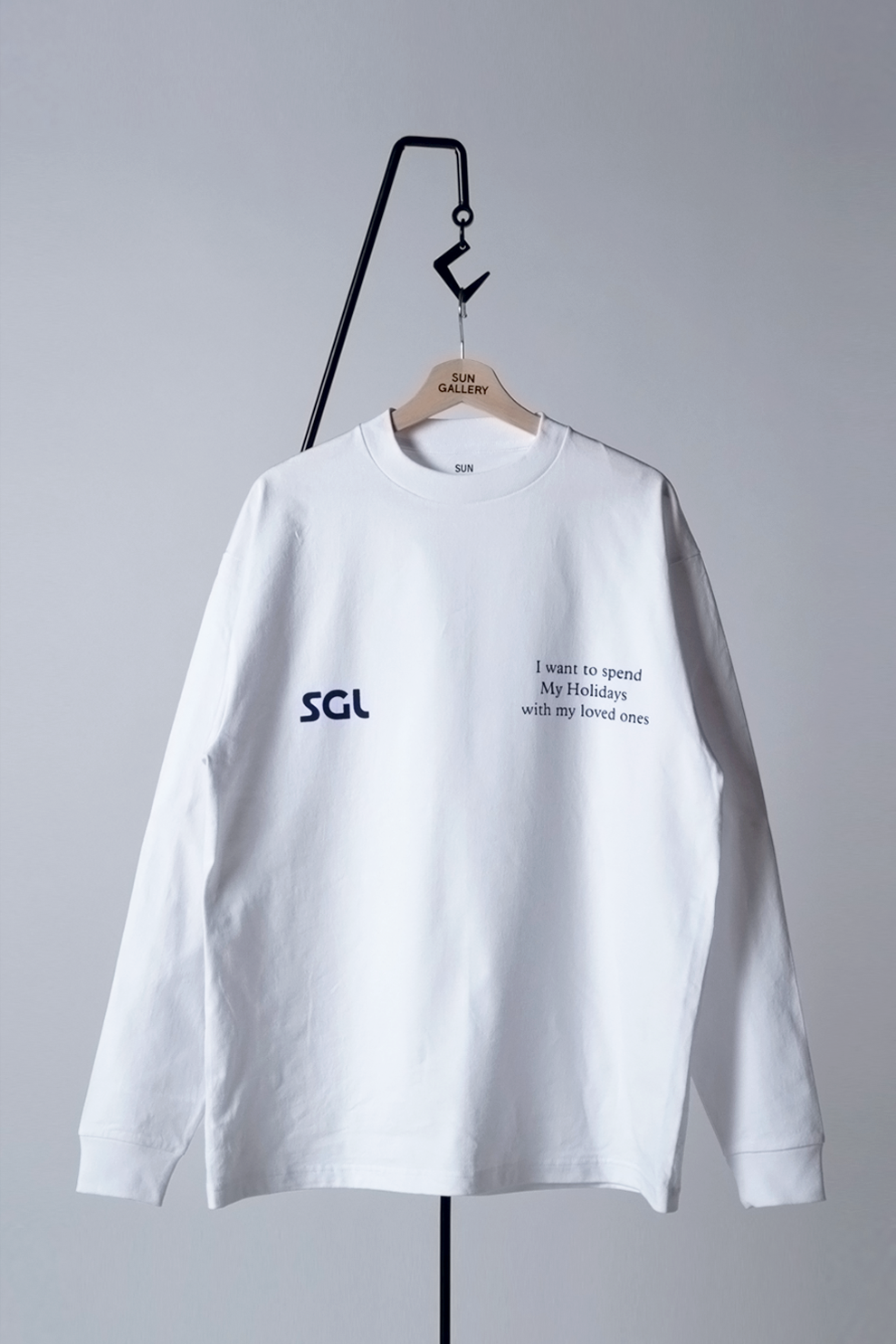 SGL lettered LONG SLEEVE T-SHIRT