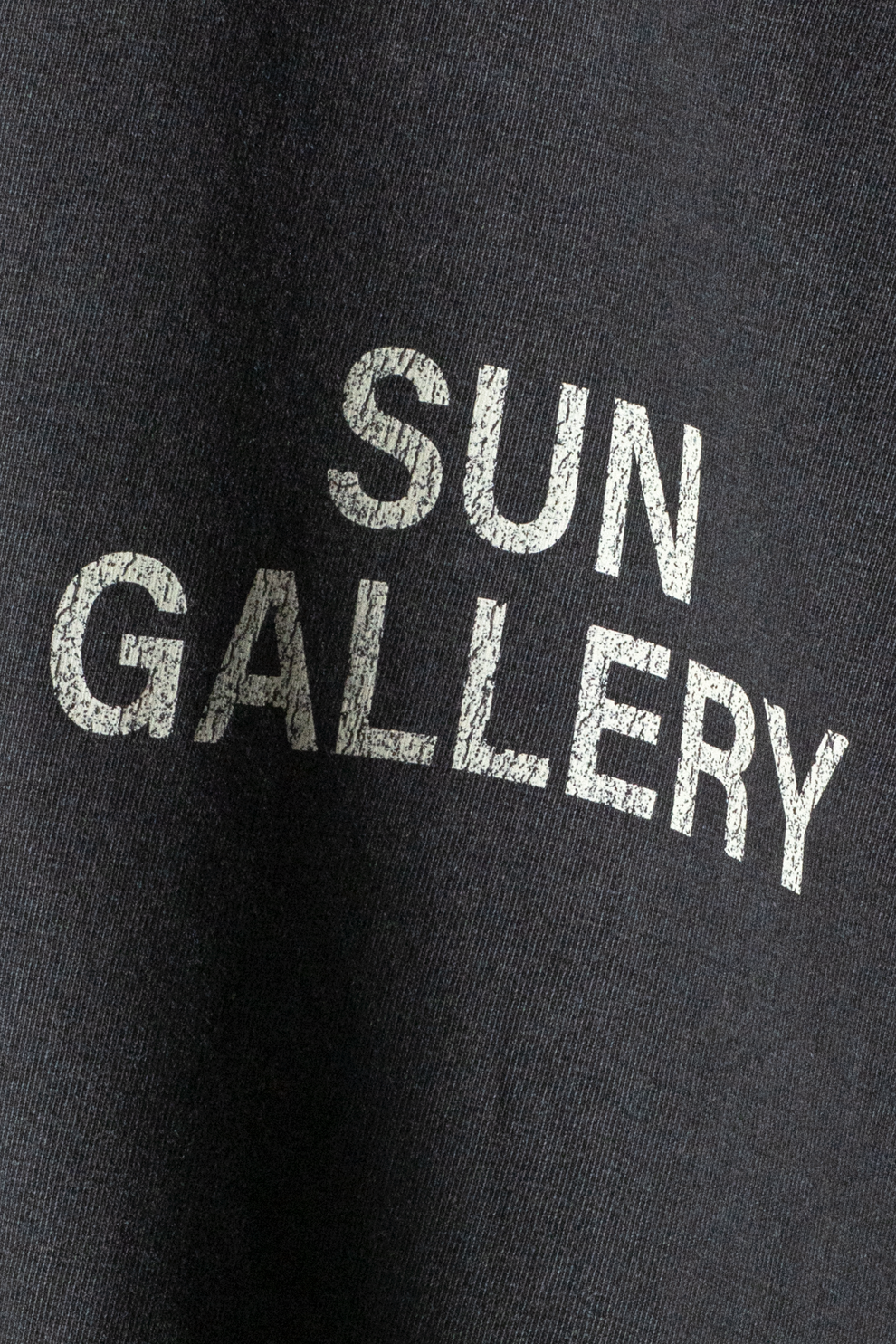 SUNGALLERY WORN-OUT T-SHIRT (ヴィンテージブラック)