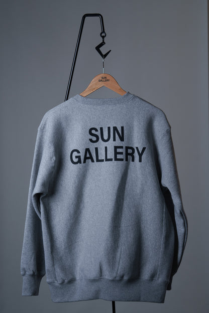 SUN GALLERY LOGO 12oz裏起毛 ヘヴィーウェイトロゴスウェット