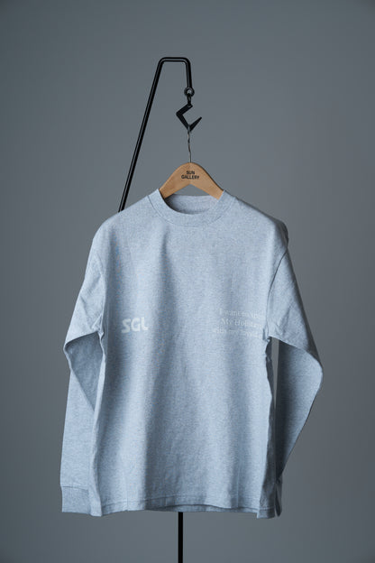 SGL lettered LONG SLEEVE T-SHIRT