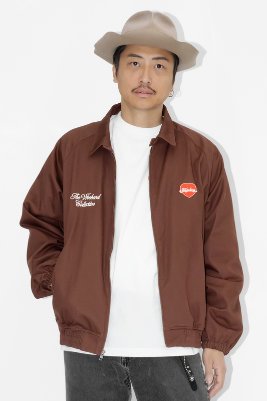 EMBROIDERED BOXY WORKER JACKET