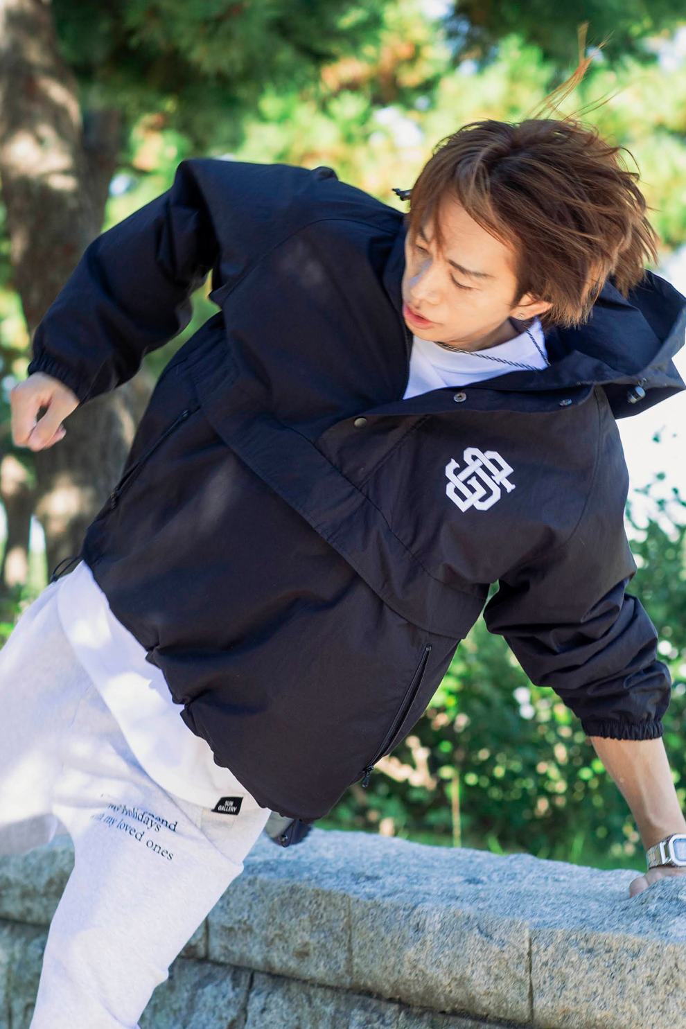 SG EMBLEM PULLOVER ANORAK