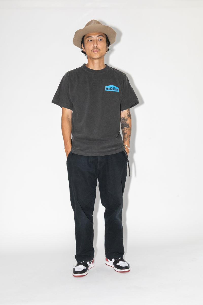 HOUSEHOLD T-SHIRT - ヴィンテージブラック×ブルー