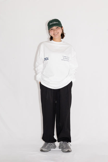 SGL lettered LONG SLEEVE T-SHIRT