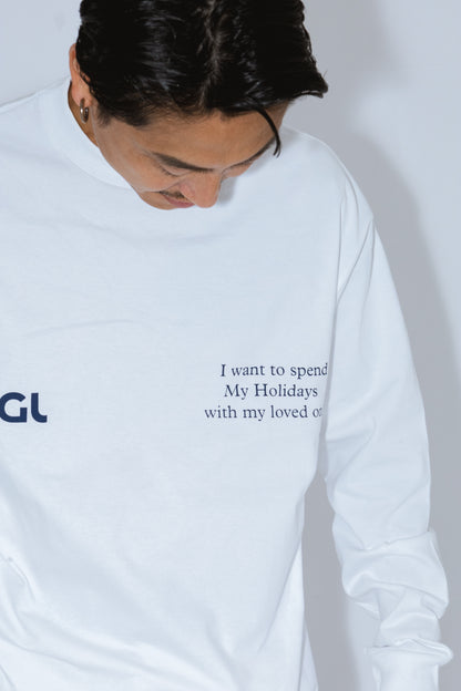SGL lettered LONG SLEEVE T-SHIRT