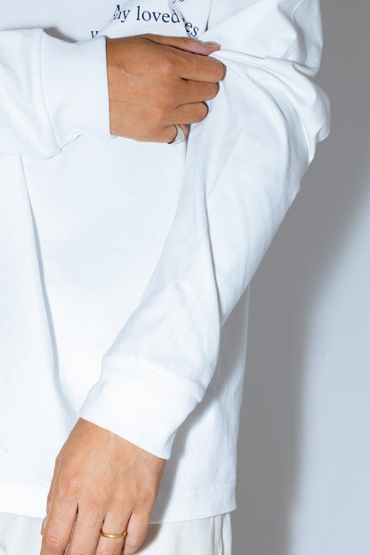 SGL lettered LONG SLEEVE T-SHIRT