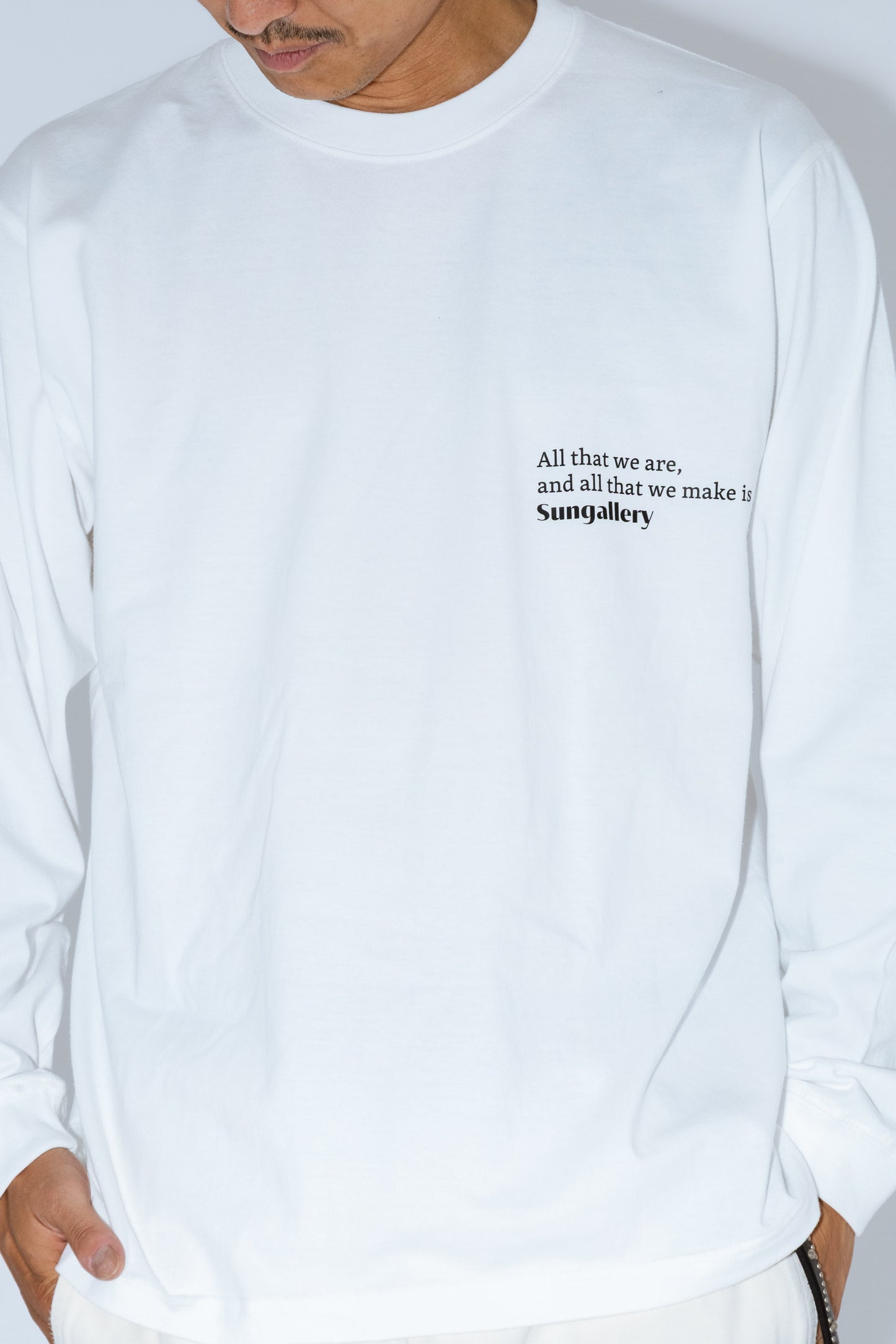 "WE ARE, WE MAKE" LONG SLEEVE T-SHIRT