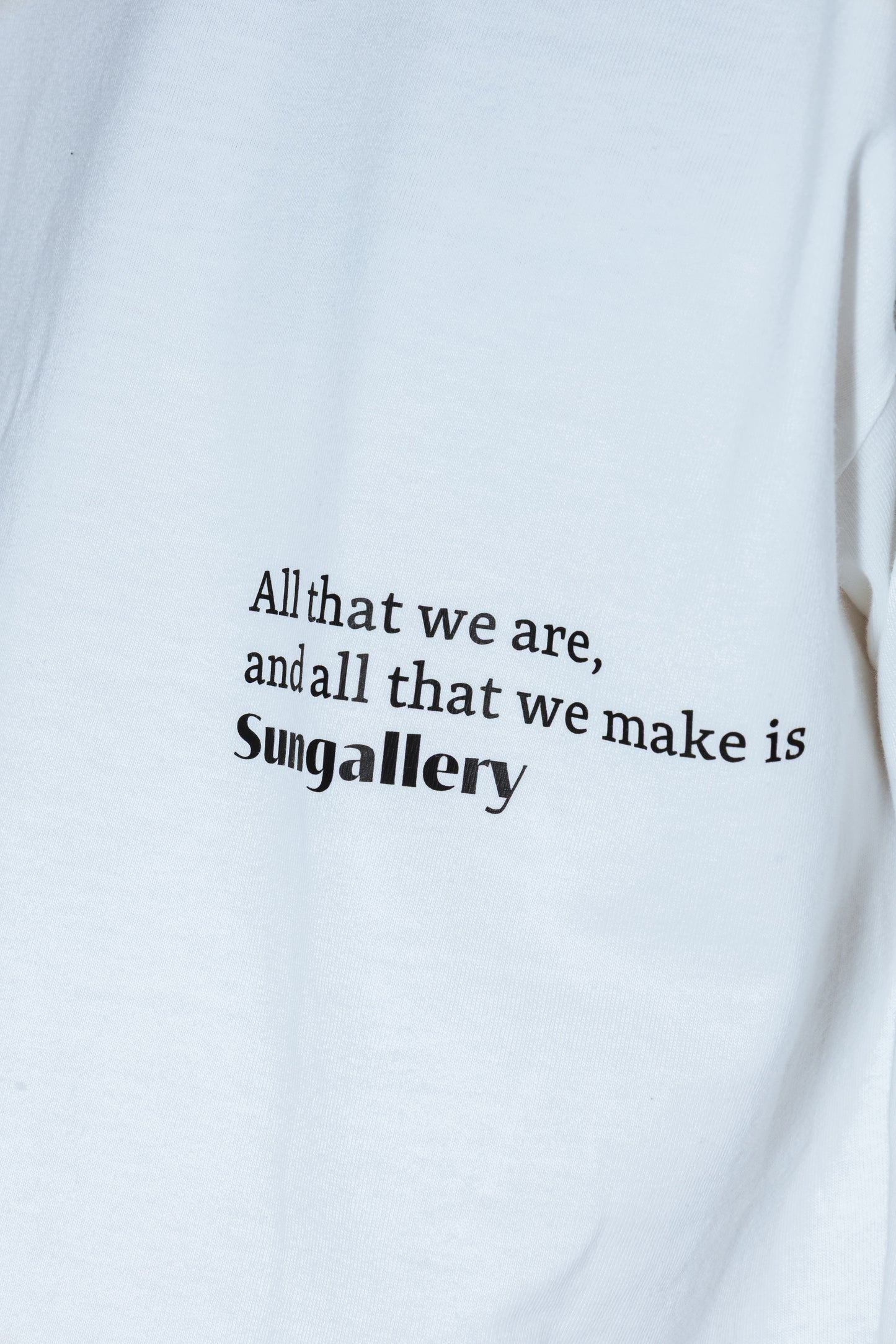 "WE ARE, WE MAKE" LONG SLEEVE T-SHIRT