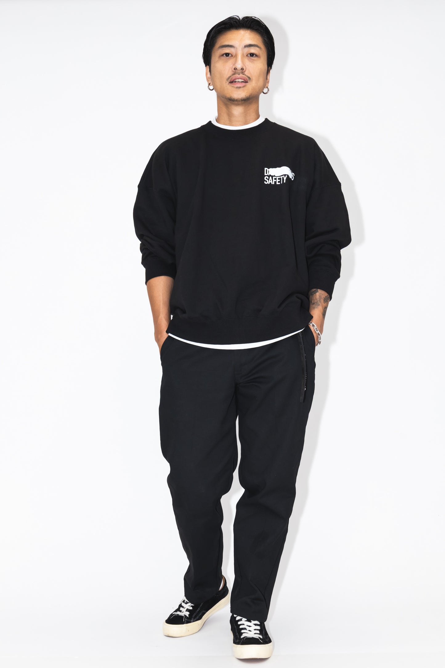 OVERSIZED SWEATSHIRT “SAFETY-PIN”