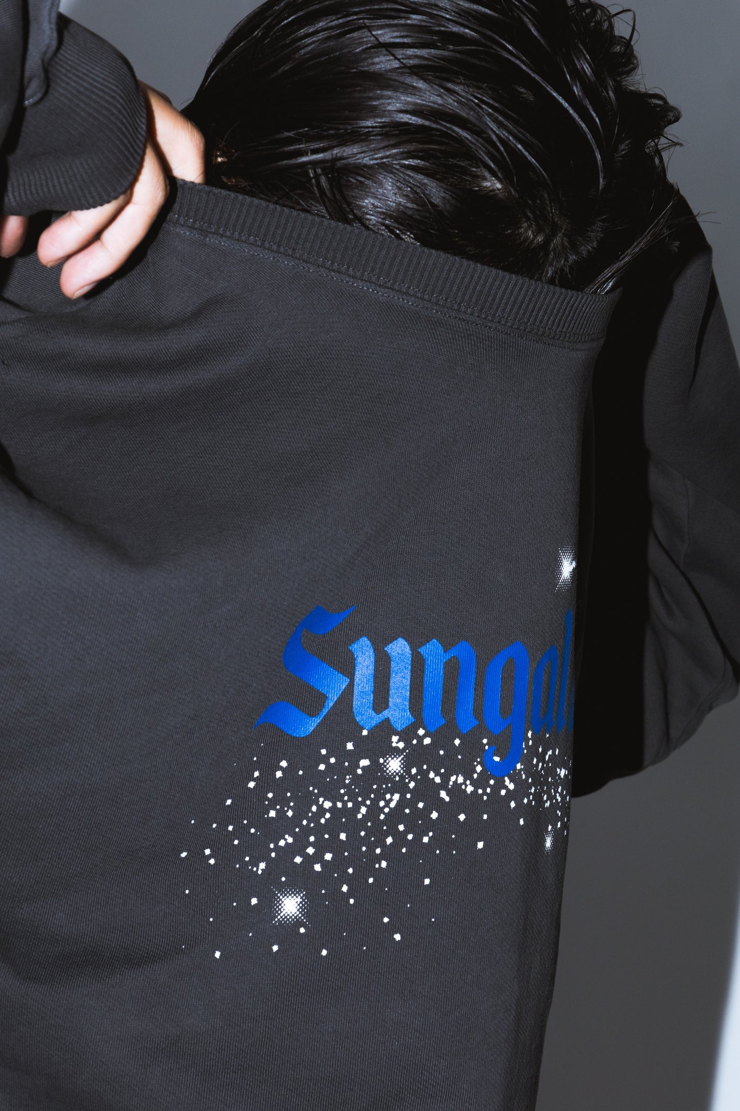 PIGMENT DYED SWEATSHIRT “STARDUST”