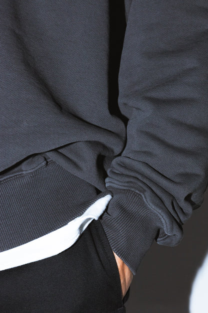 PIGMENT DYED SWEATSHIRT “STARDUST”