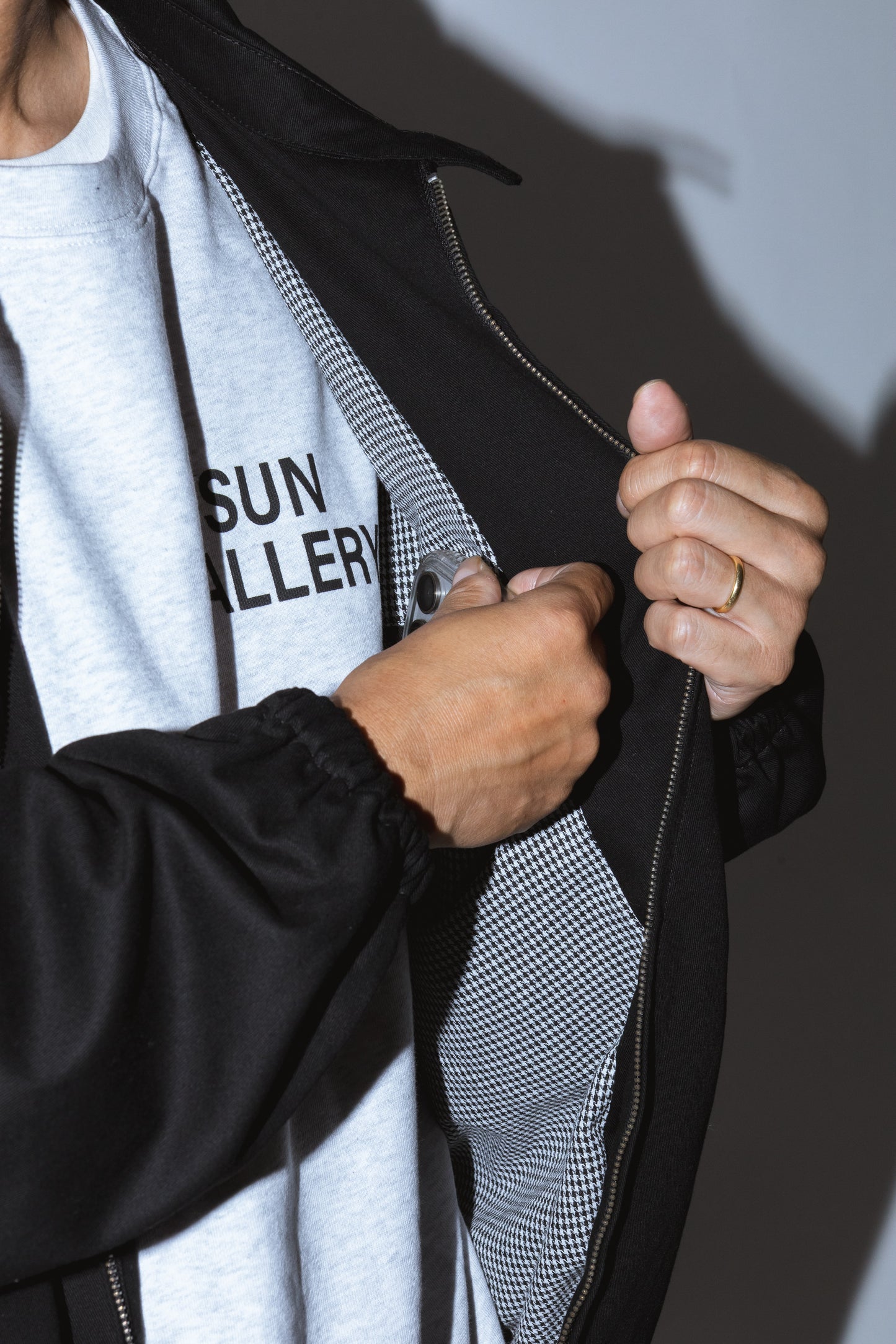 COTTON TWILL DRIZZLER JACKET