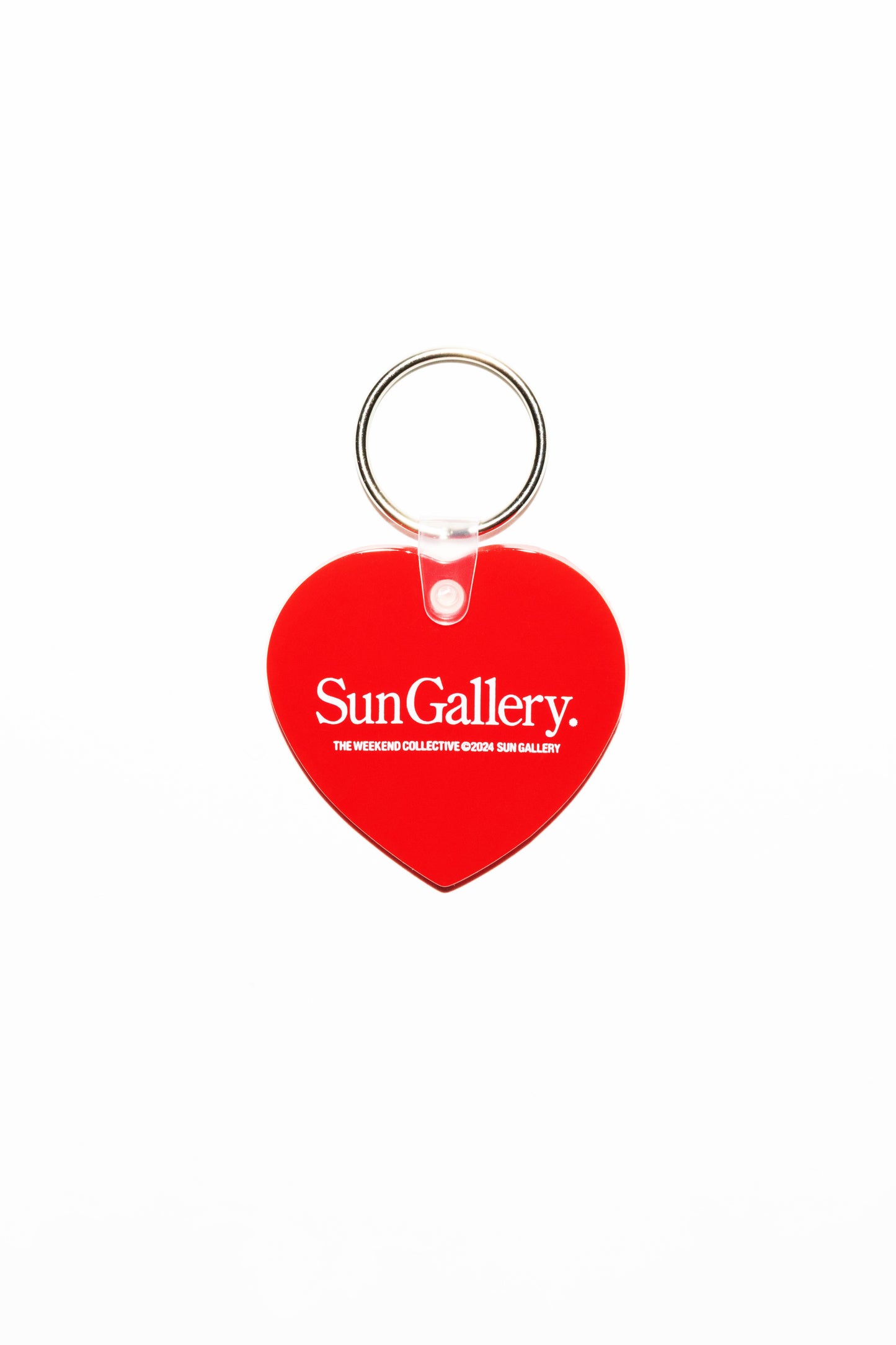 SUNGALLERY HEART SHAPE KEYTAG "RED"