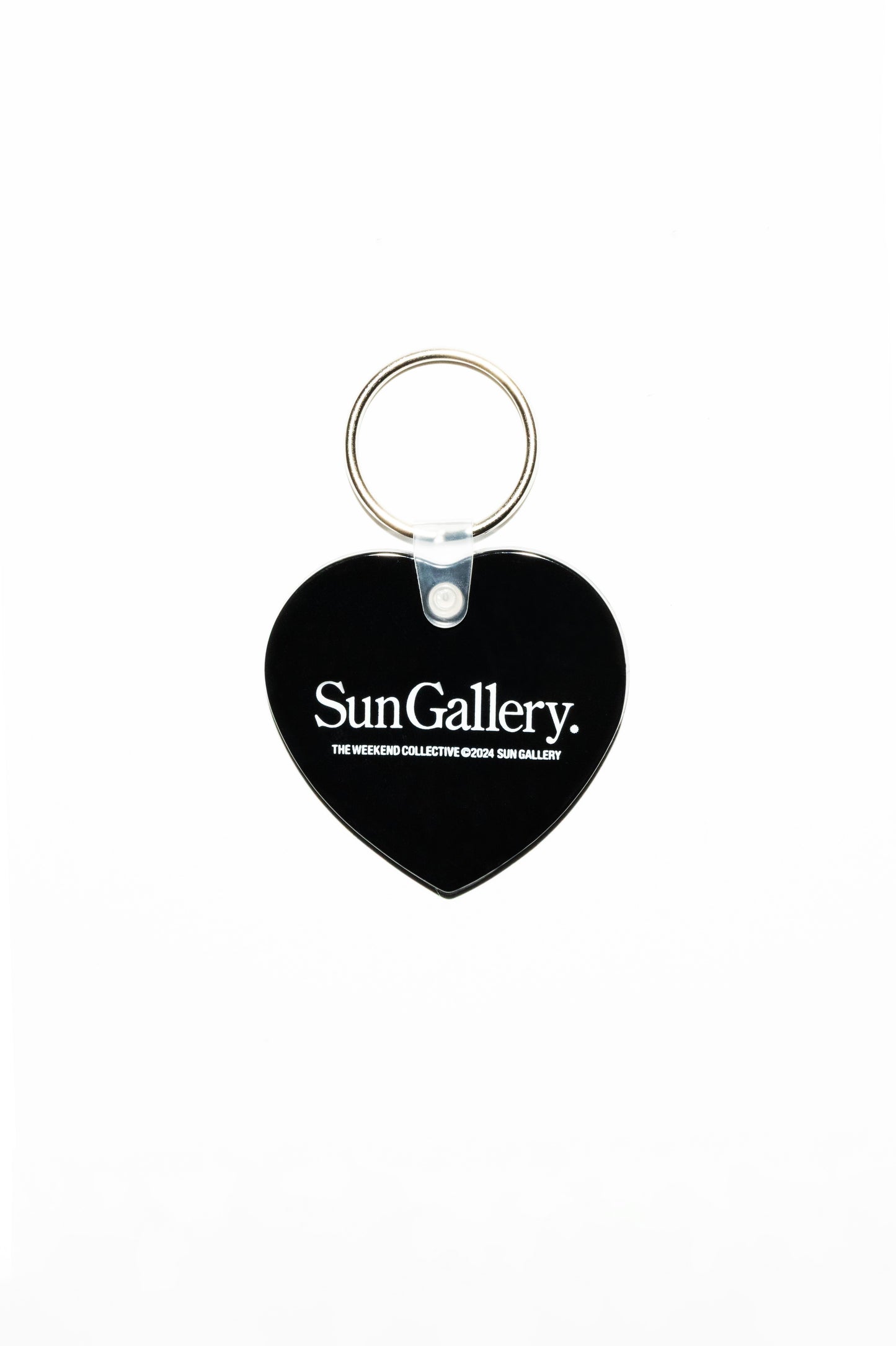 SUNGALLERY HEART SHAPE KEYTAG "BLACK"