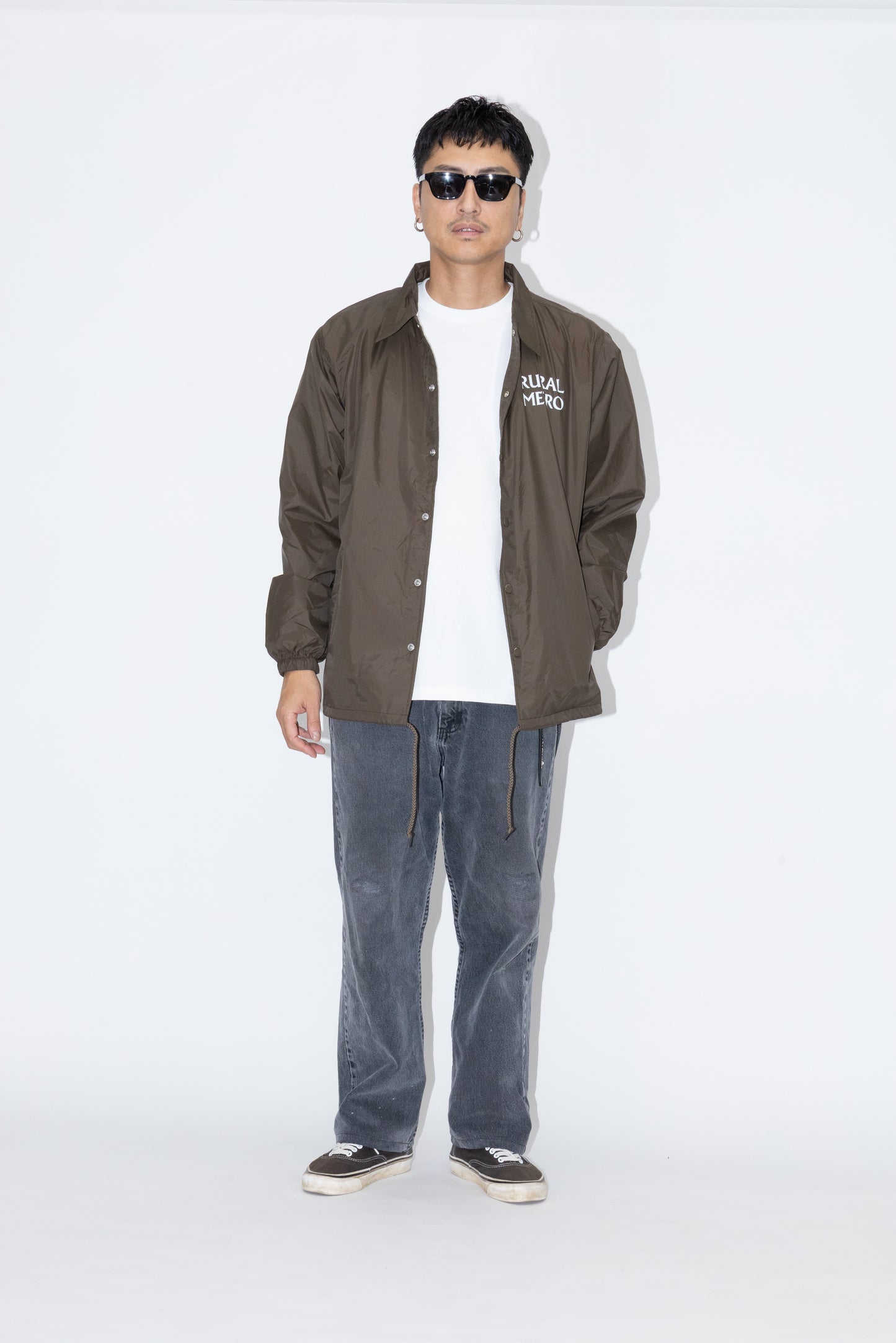 NYLON COACH JACKET "RIBBON"