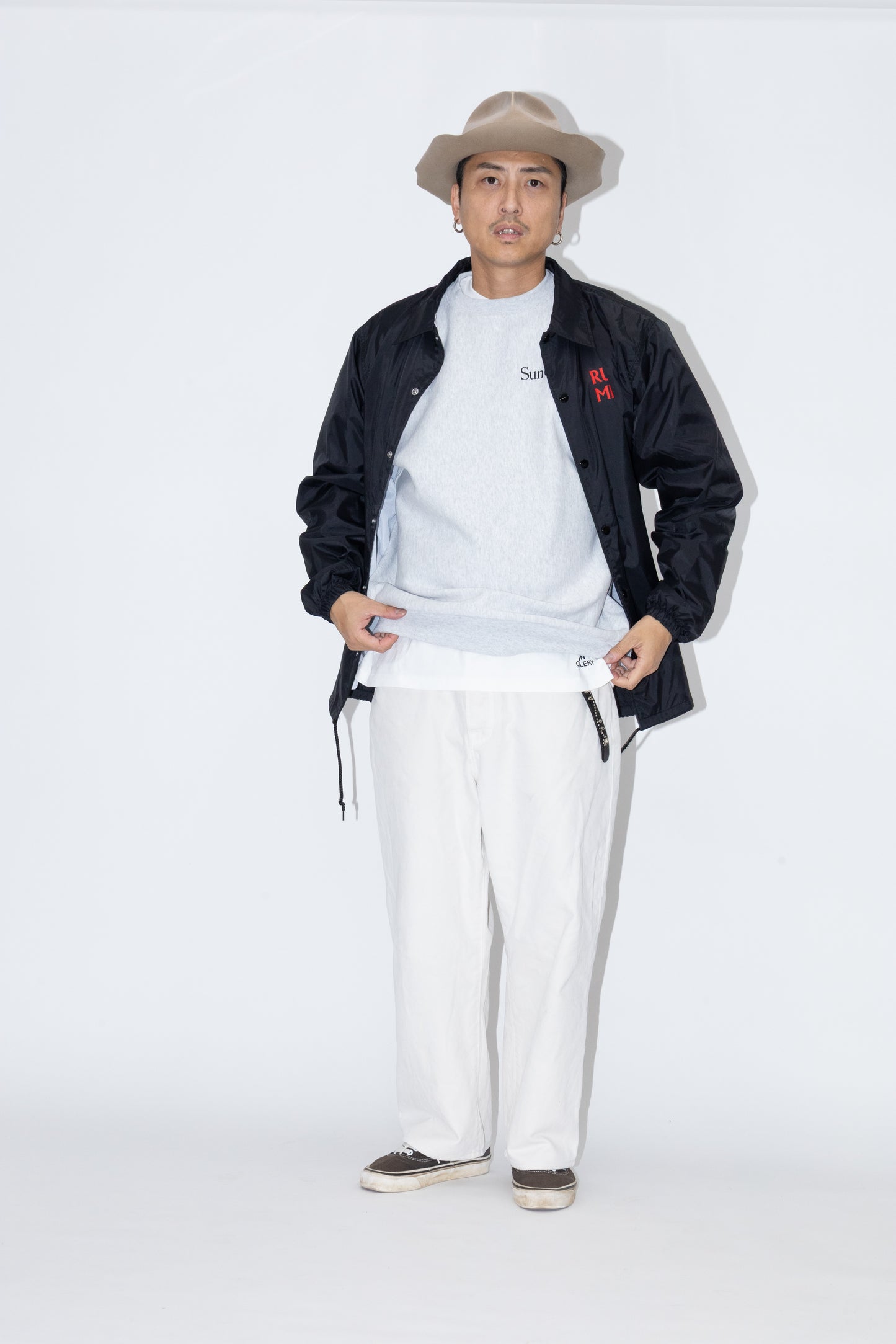 NYLON COACH JACKET "RIBBON"