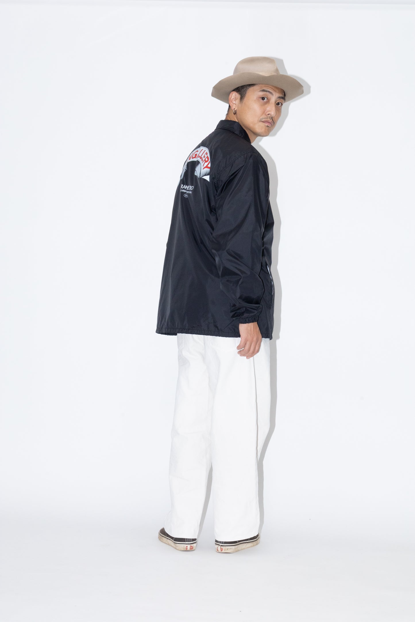 NYLON COACH JACKET "RIBBON"