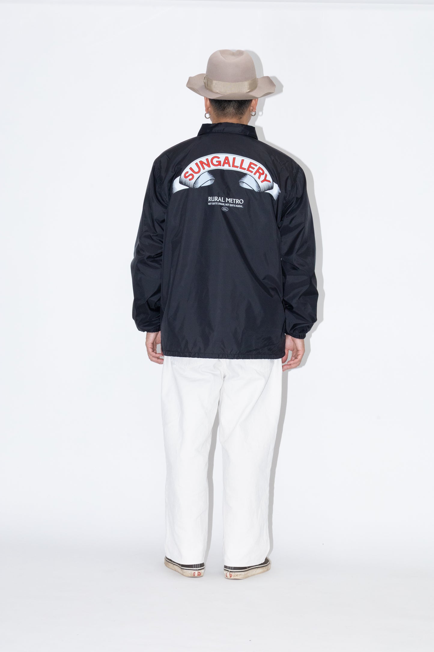 NYLON COACH JACKET "RIBBON"