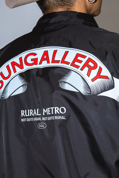 NYLON COACH JACKET "RIBBON"