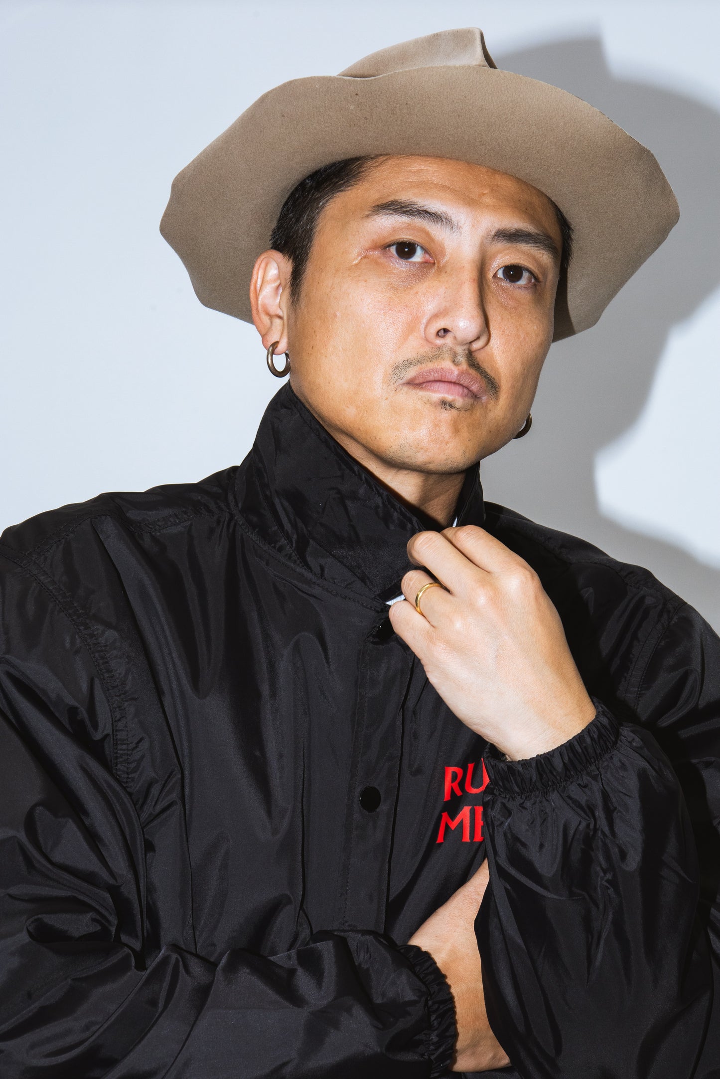 NYLON COACH JACKET "RIBBON"