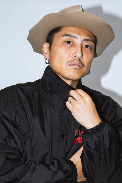 NYLON COACH JACKET "RIBBON"