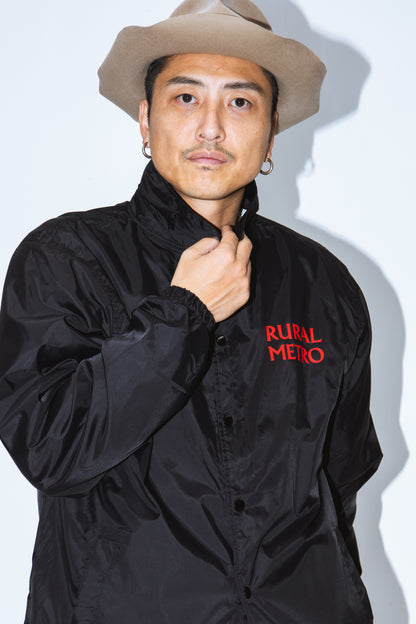 NYLON COACH JACKET "RIBBON"