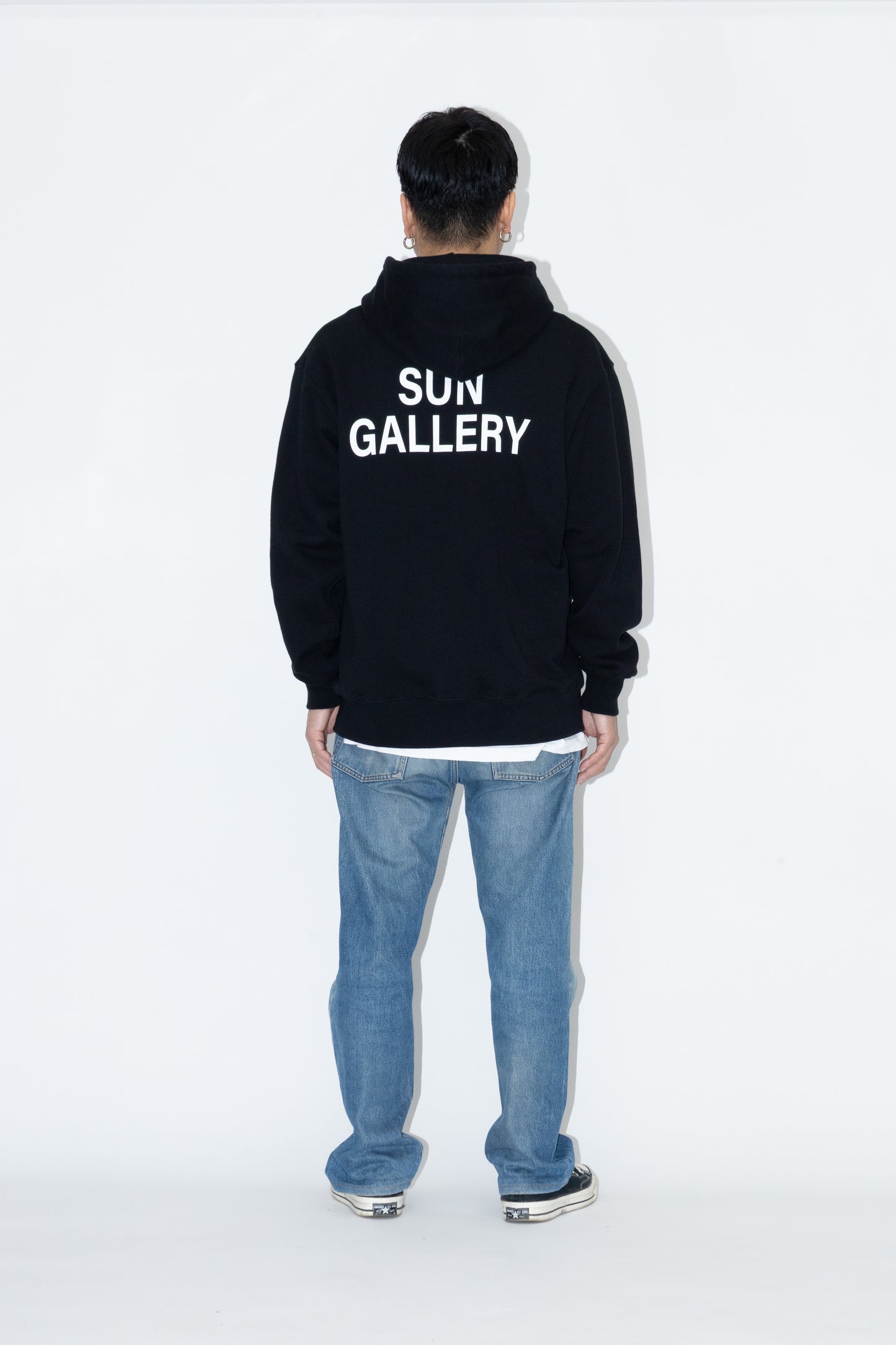 SUNGALLERY BOXY DOUBLE ZIP HOODIE