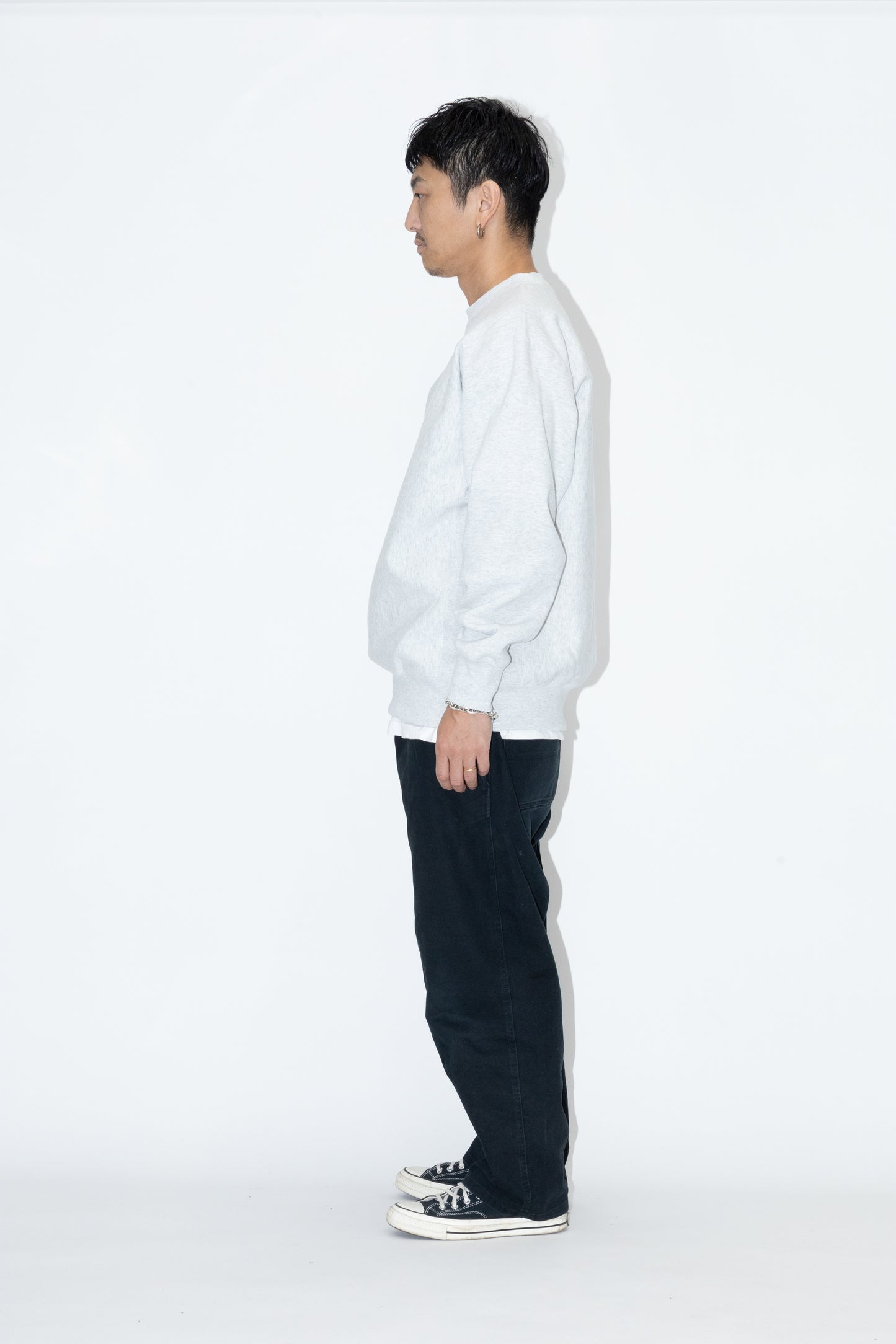 HEAVYWEIGHT CREWNECK SWEATSHIRT "SPLIT”