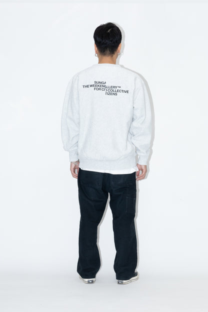 HEAVYWEIGHT CREWNECK SWEATSHIRT "SPLIT”