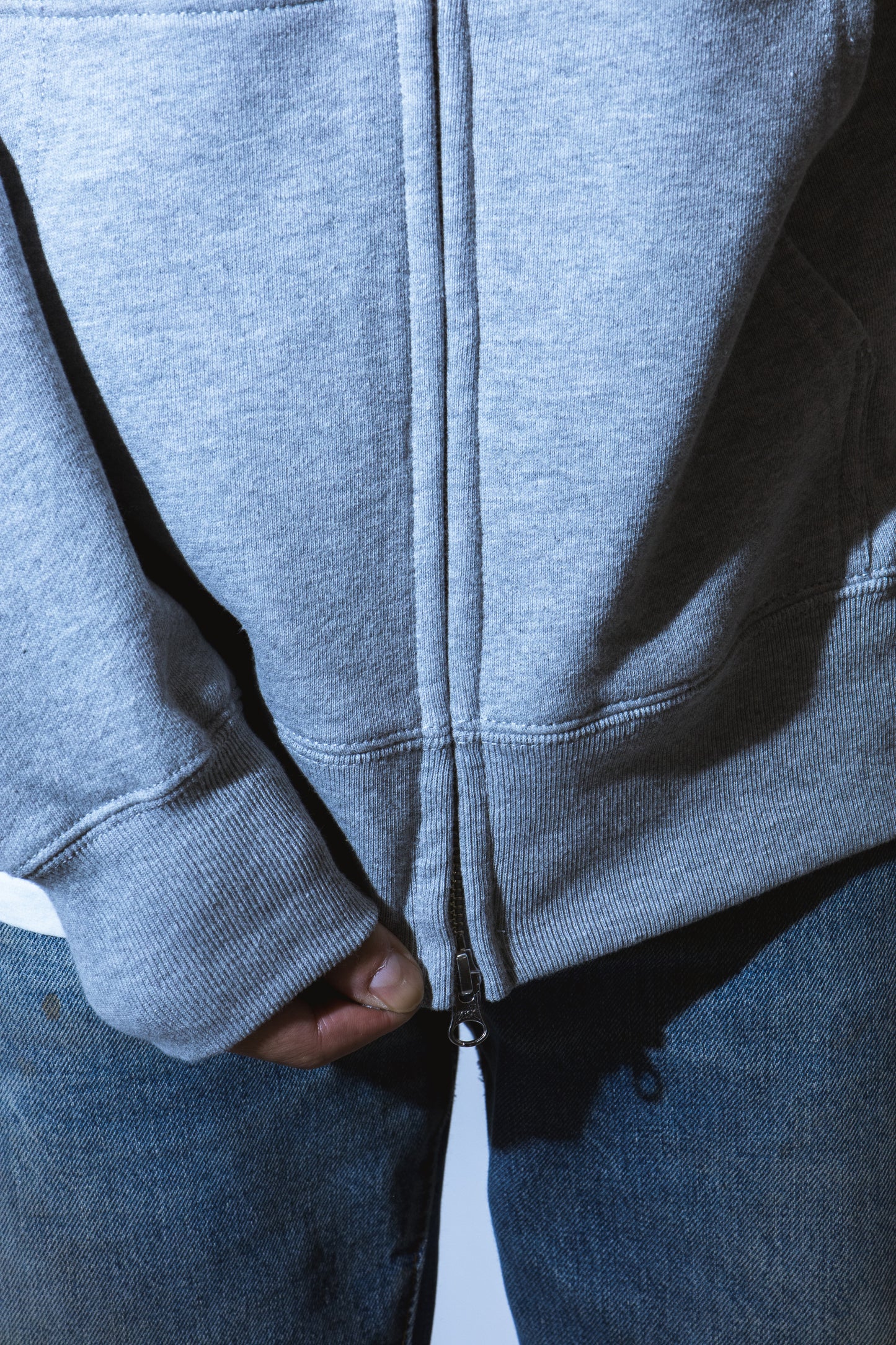 SUNGALLERY BOXY DOUBLE ZIP HOODIE