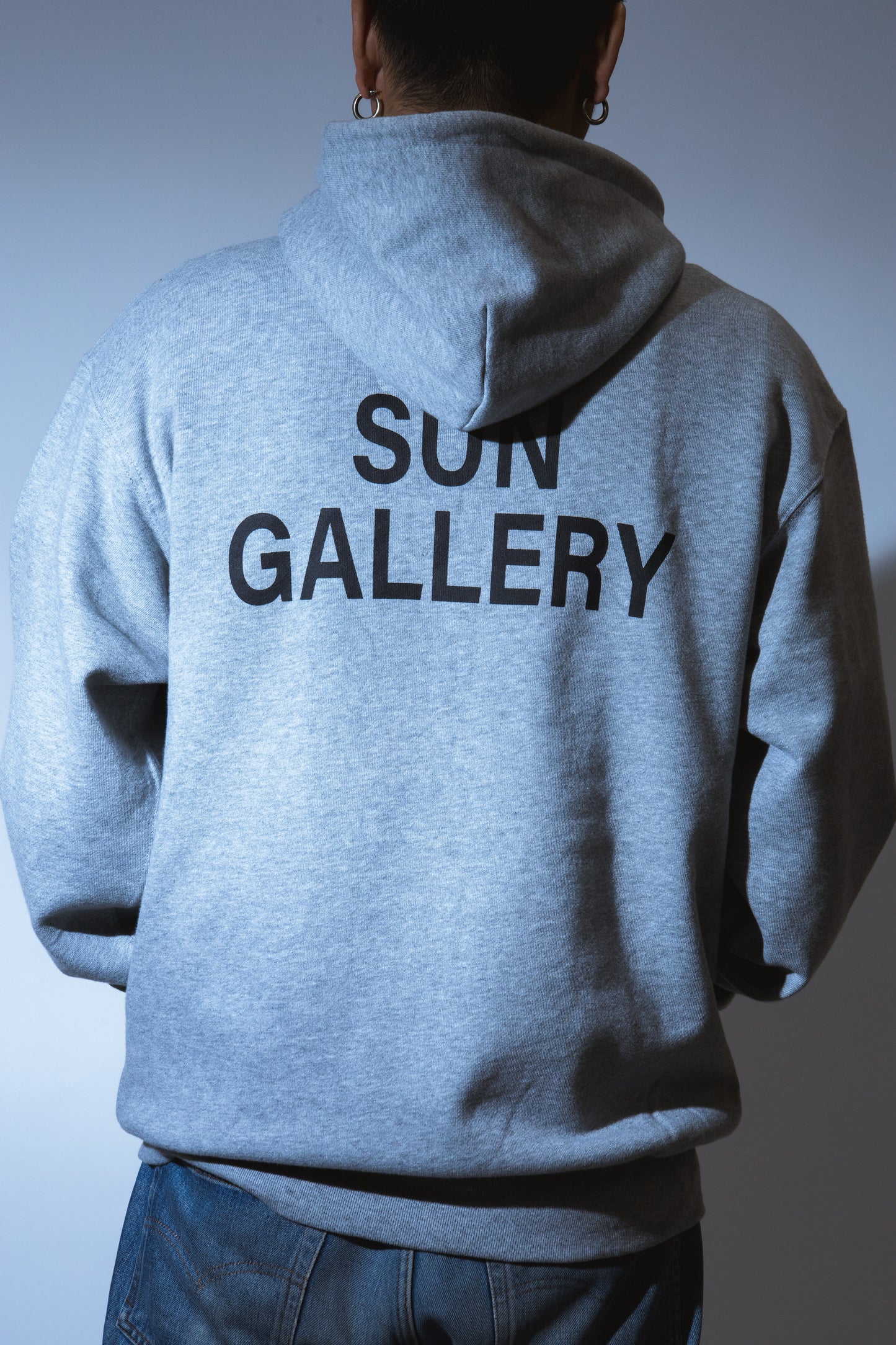 SUNGALLERY BOXY DOUBLE ZIP HOODIE