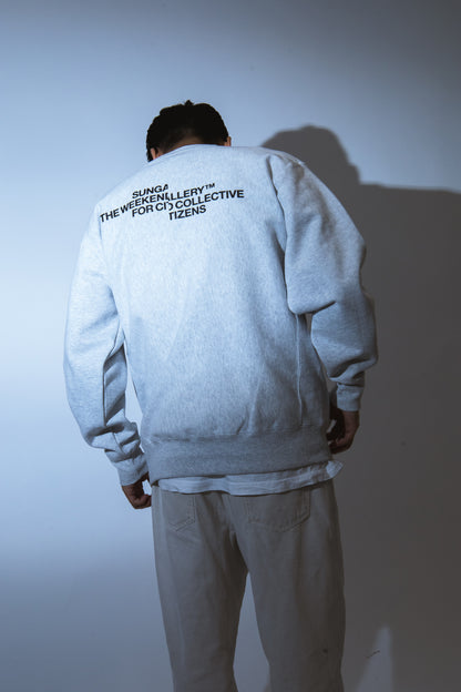 HEAVYWEIGHT CREWNECK SWEATSHIRT "SPLIT”