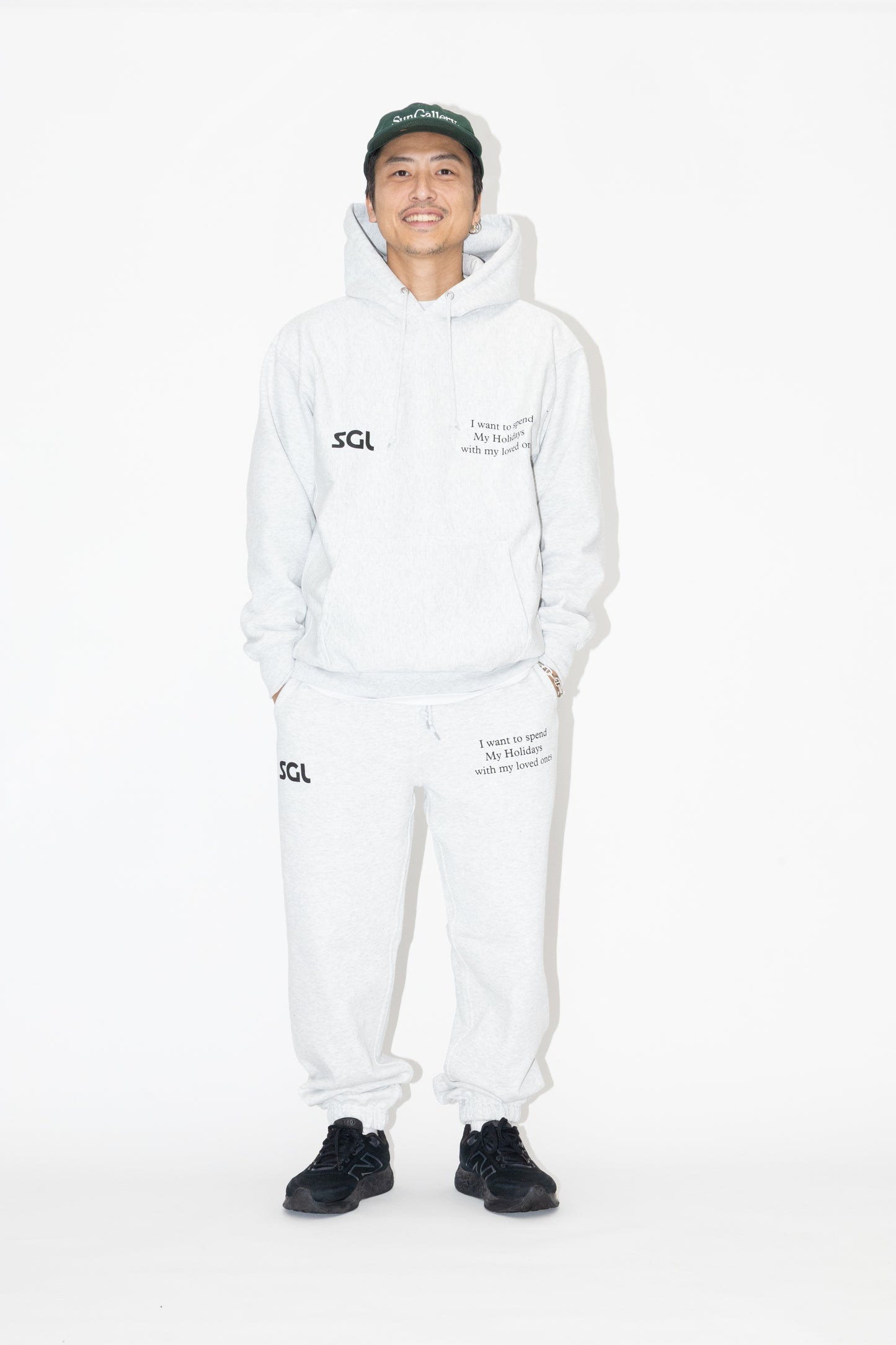 SGL lettered HEAVYWEIGHT HOODIE