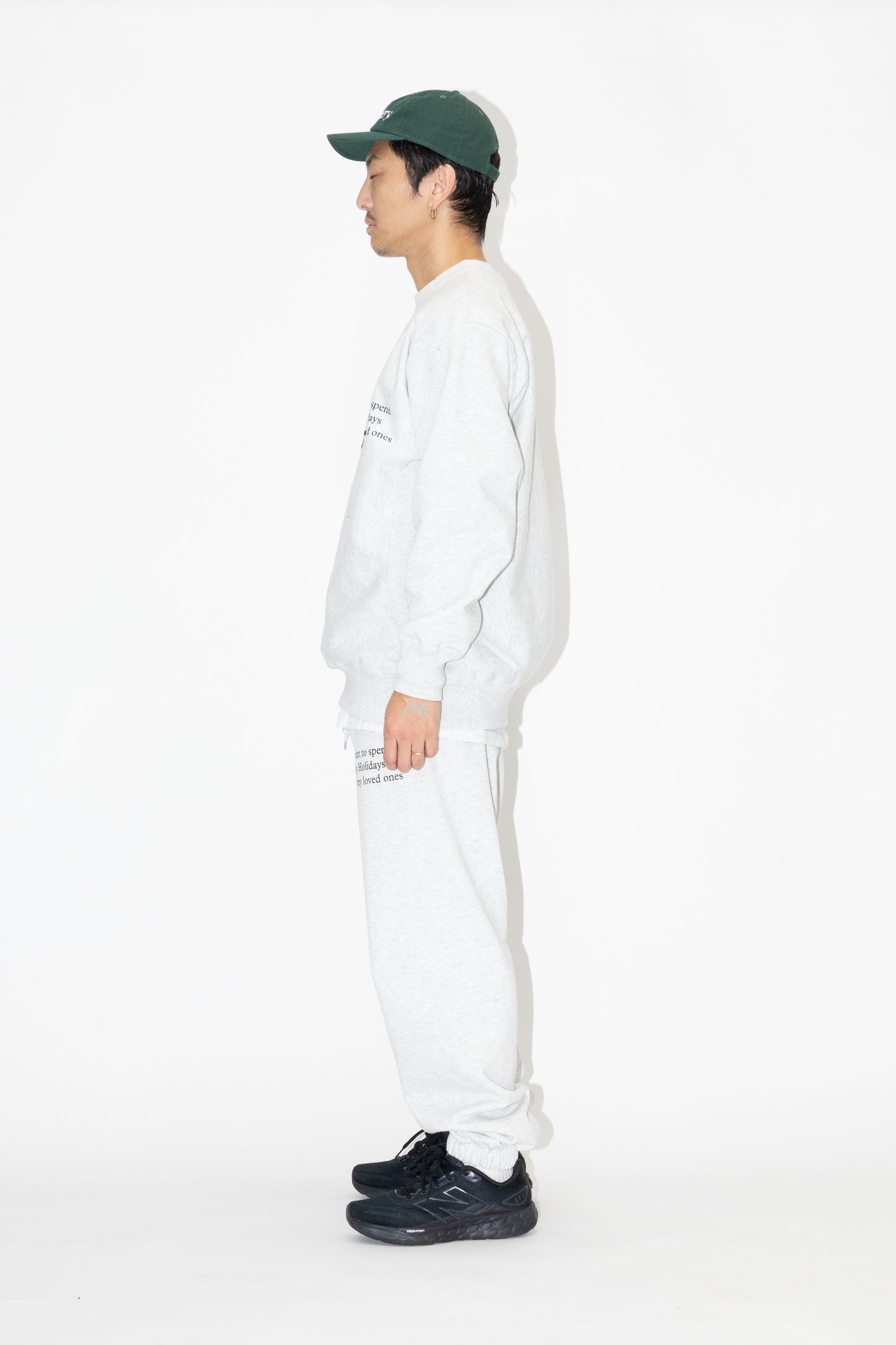 SGL lettered HEAVYWEIGHT CREWNECK SWEATSHIRT