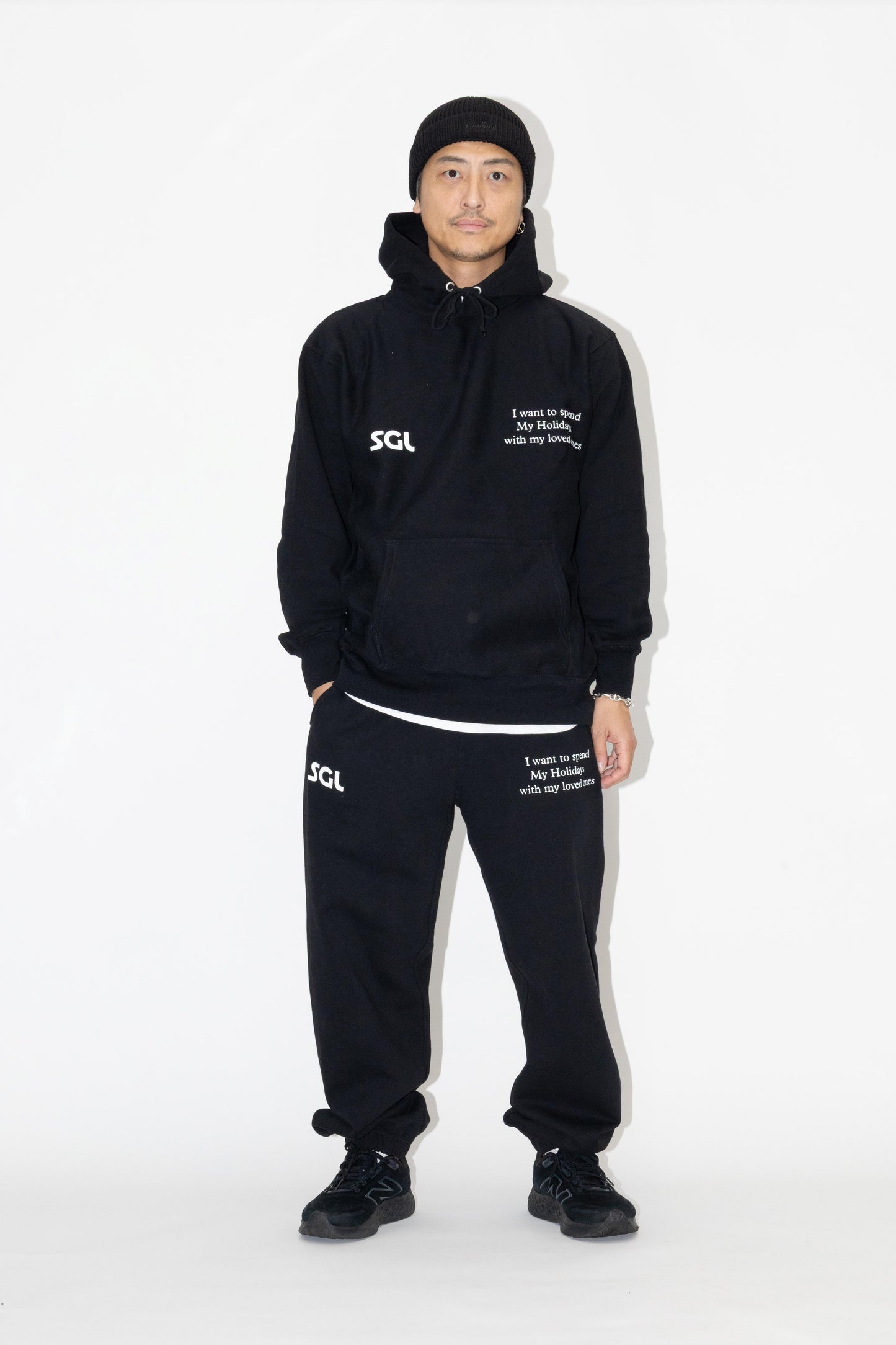 SGL lettered HEAVYWEIGHT HOODIE