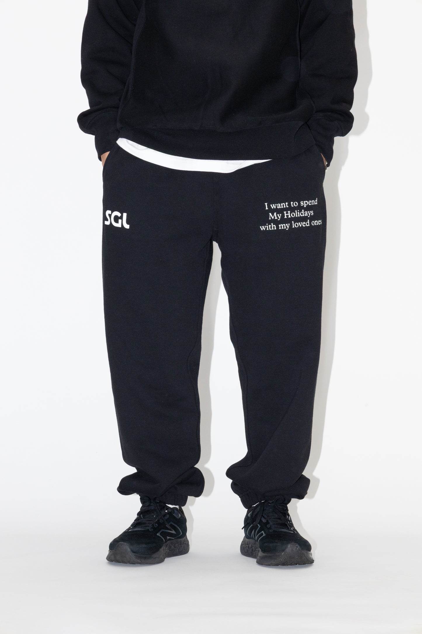 SGL lettered HEAVY WEIGHT SWEATPANTS