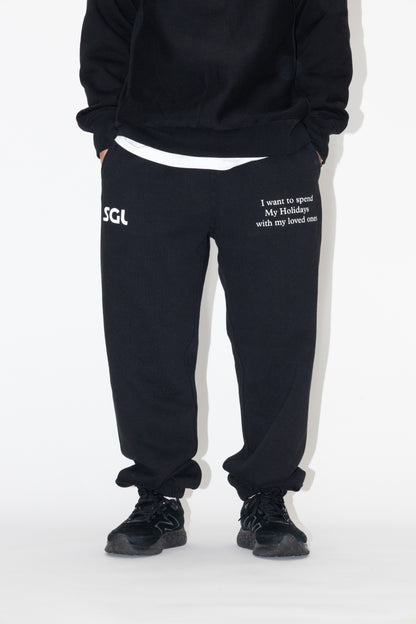 SGL lettered HEAVY WEIGHT SWEATPANTS
