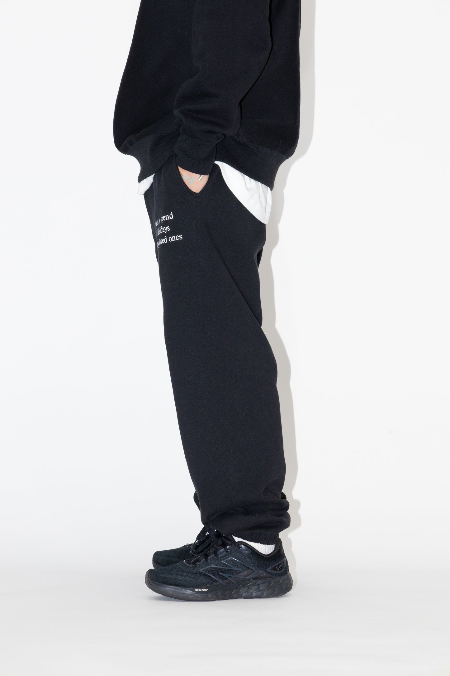 SGL lettered HEAVY WEIGHT SWEATPANTS