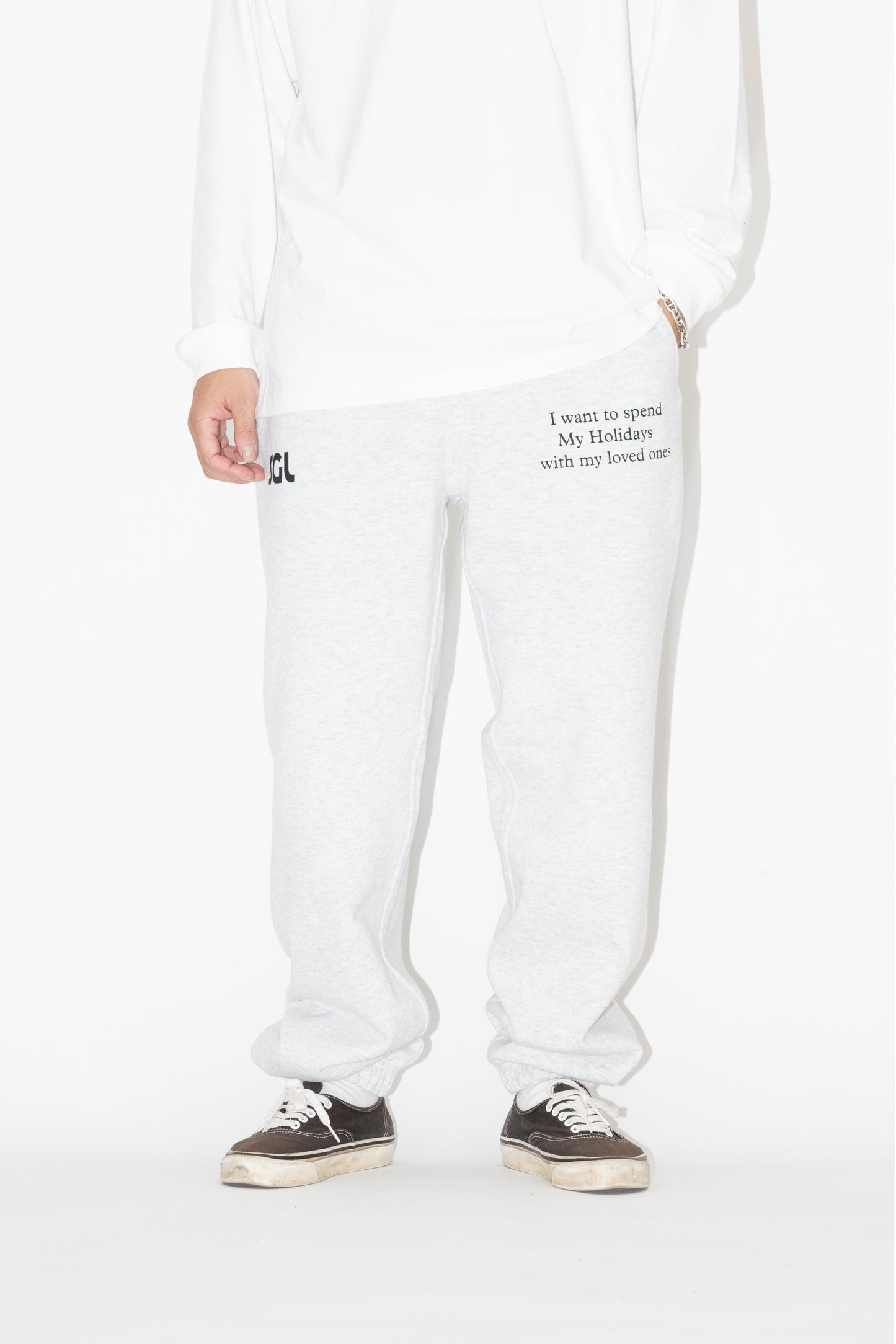 SGL lettered HEAVY WEIGHT SWEATPANTS