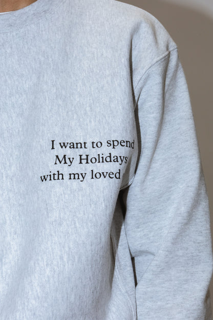 SGL lettered HEAVYWEIGHT CREWNECK SWEATSHIRT