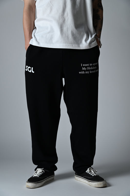 SGL lettered  10oz SWEATPANTS