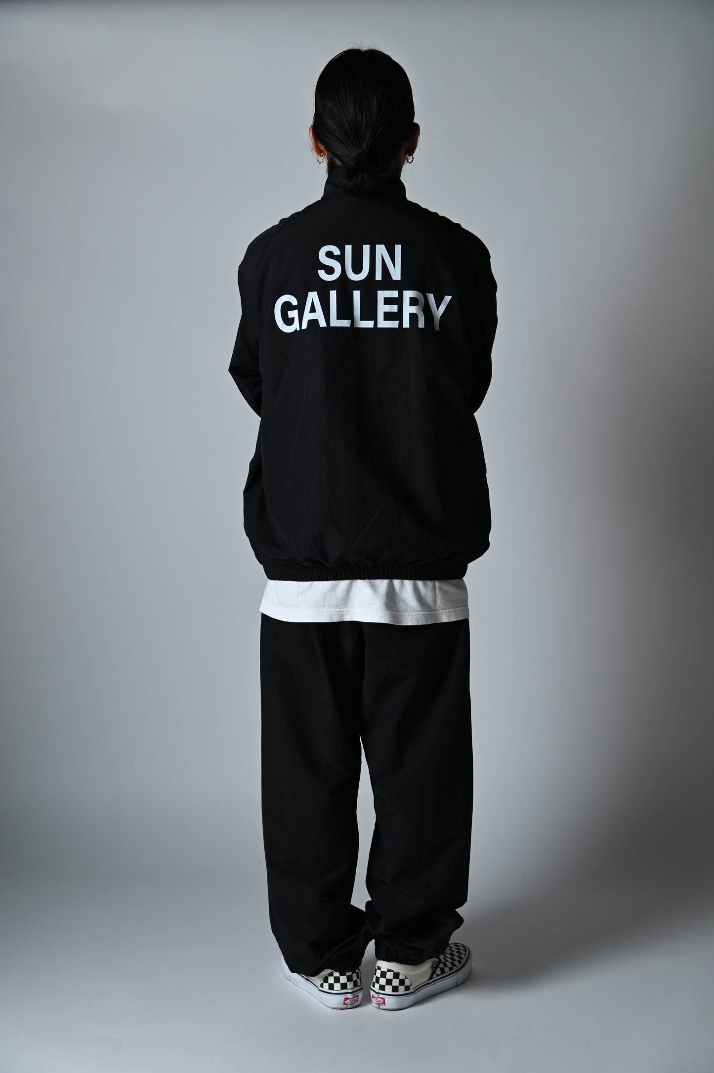 SUN GALLERY LOGO ナイロントラックパンツ