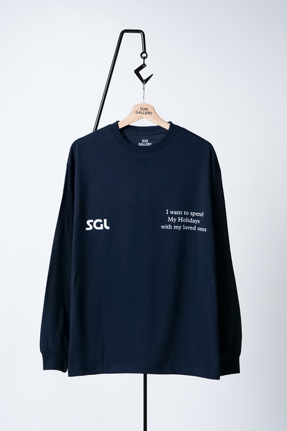 SGL lettered LONG SLEEVE T-SHIRT
